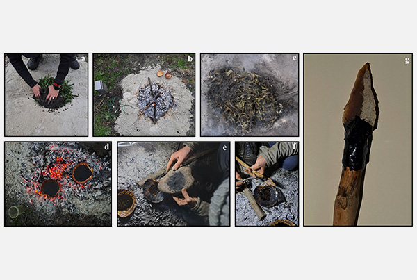A Neanderthal’s burning structure for tar obtention